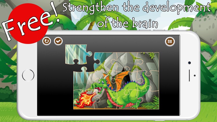 Knight And Dragon Big Jigsaw Puzzle Online For Kid screenshot-3
