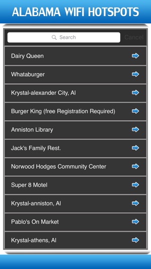Alabama WiFi Hotspots(圖2)-速報App