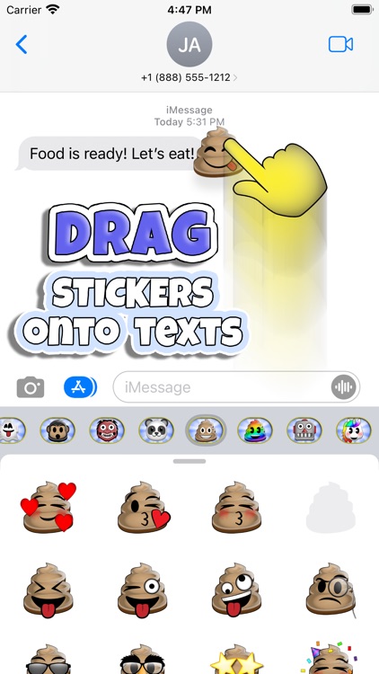 Sticky 'Moji: Poop Stickers screenshot-6