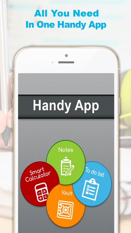All in One - ToDo, Smart Calculator, Notes & Vault