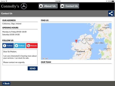 Connollys Mercedes Benz Sligo screenshot 4