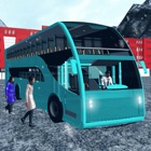 Offroad Tourist Snow Bus Drive - Hill Climb