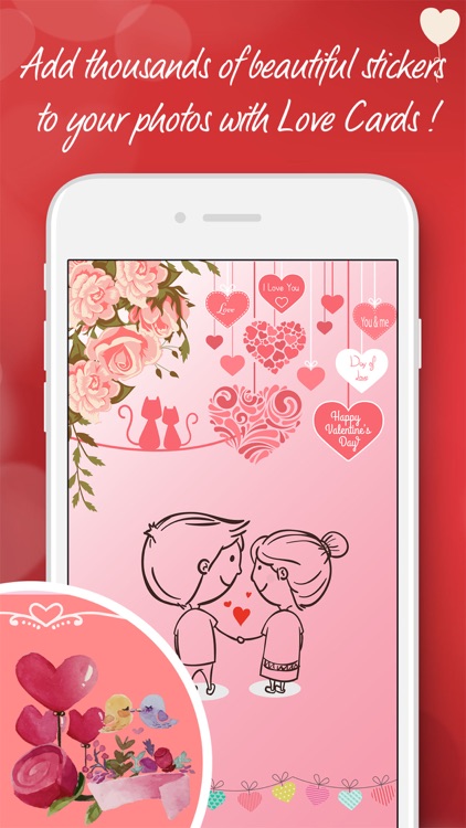Love cards - card creator for valentines day idea screenshot-3