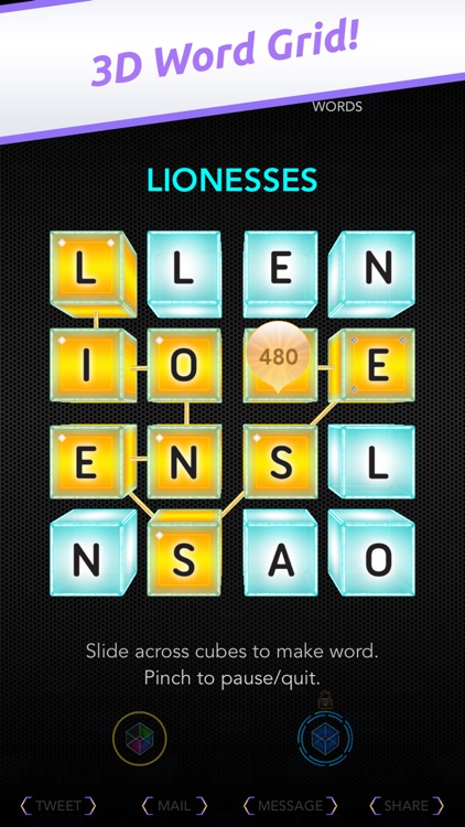 C.U.B.I.P.L.E.X. :  Fun 3D word game screenshot-0