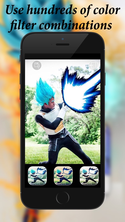 Photo Editor for Super Saiyan: Blue Hair Edition