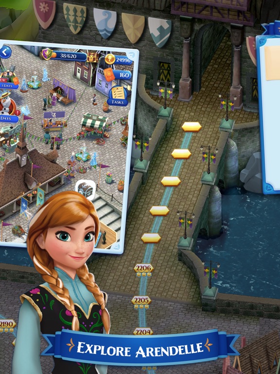 Disney Frozen Free Fall Game screenshot 4