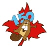 Canada 150 Beaver Stickers