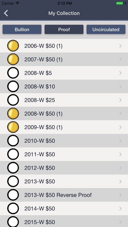 American Gold Buffalo - Coin Collection Tracker screenshot-3