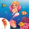 Mermaid Princess Coloring Book: Learn to color.
