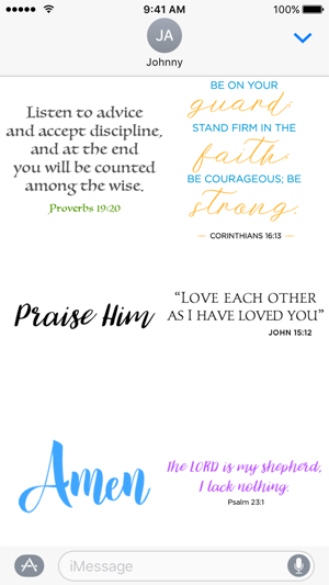 Blessed - Uplifting Bible Verse Stickers(圖2)-速報App