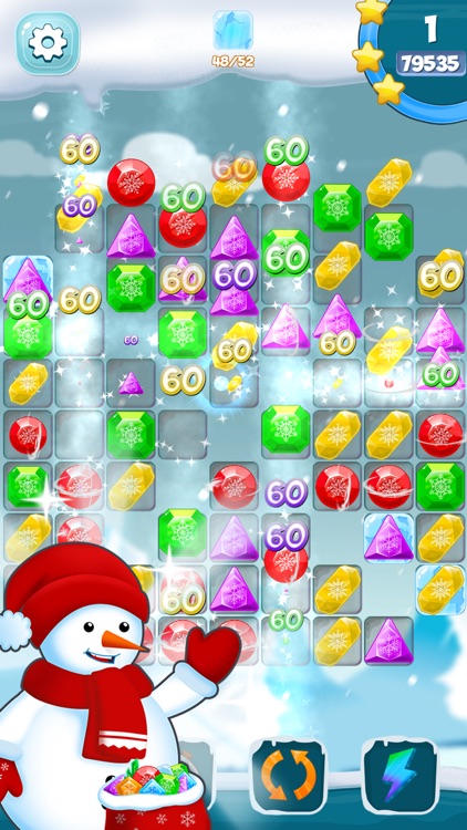 Frozen Diamond Mash: Winter Edition - Puzzle Game screenshot-4