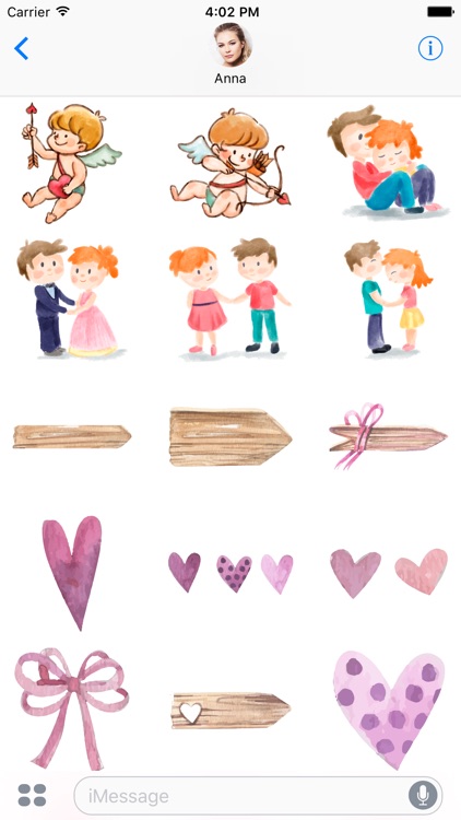Watercolor Valentine - Mega Bundle 60 Stickers