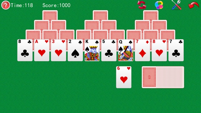 TriPeaks Solitaire -  a cool solitaire g