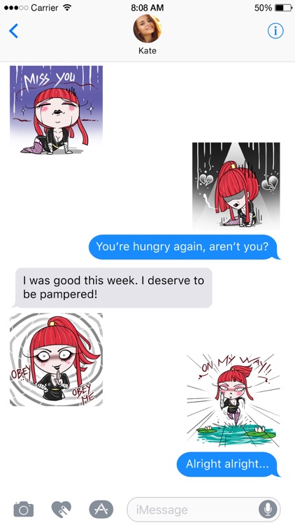 Aiko the Love Ninja stickers