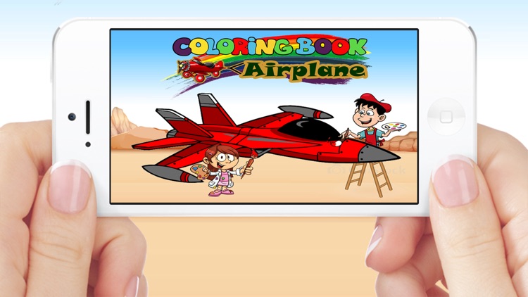 Airplanes Jet Helicopter Coloring Book For Kids