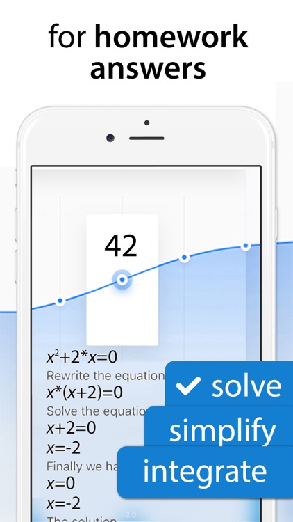 Photo solver of math problems +integral calc