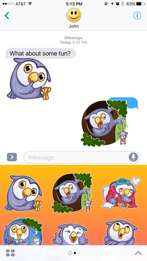 Little Funny Owlet Stickers(圖2)-速報App