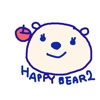 Happy Bear2 Stickers!