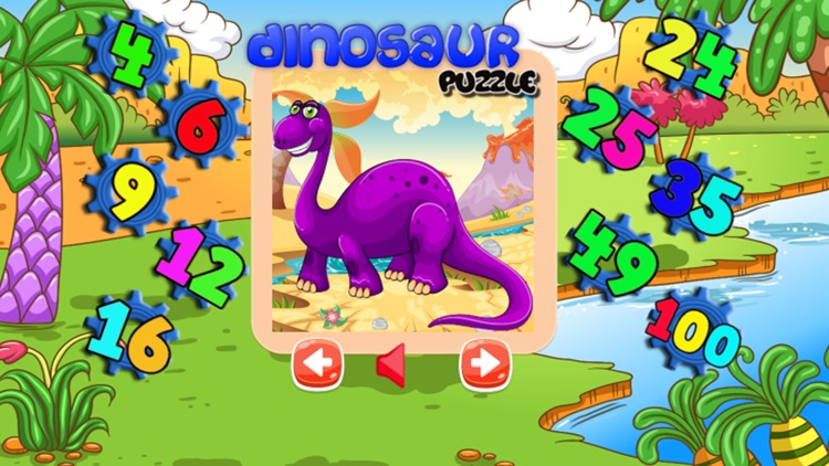 Dino Math Games Jigsaw Puzzles : Dinosaur for Kids screenshot-4