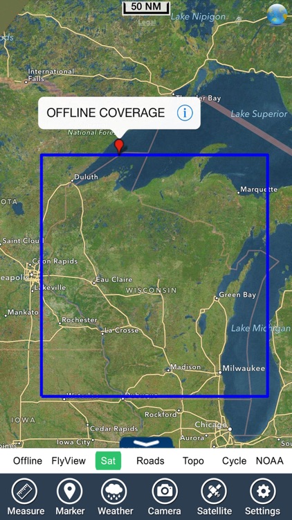 Wisconsin Lakes HD GPS ice fishing maps Navigator screenshot-4