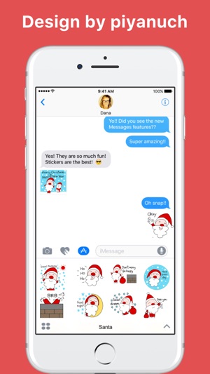 Santa stickers by piyanuch rattanamangkalanon(圖1)-速報App