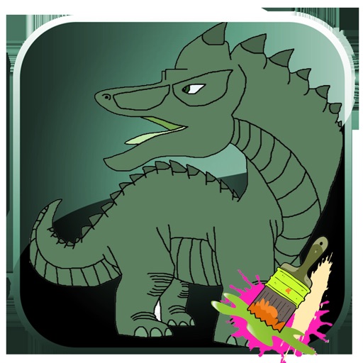 Dinosuar Animals Coloring Pages Books For Kids By Tachit Kanasuwan