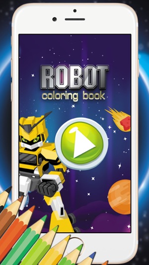 Robot Coloring Book Game For Kids(圖2)-速報App