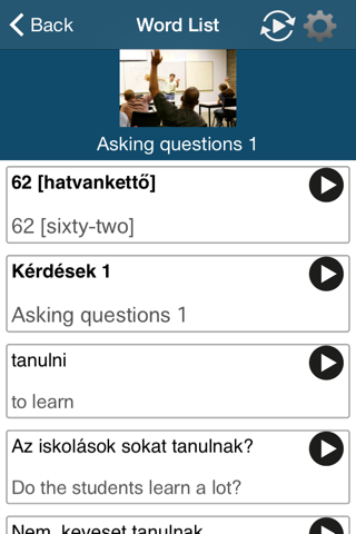 Learn Hungarian - 50 languages screenshot 3