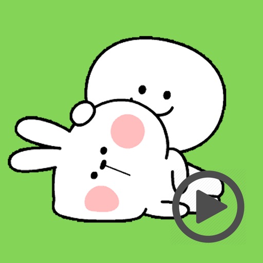 Happy Rabbit and Friend Animated icon