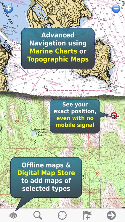 Memory-Map Topo Maps and Marine Navigation