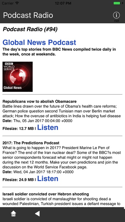 Podcast Radio (Streaming)
