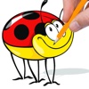Free Ladybug Coloring Book Game Educational