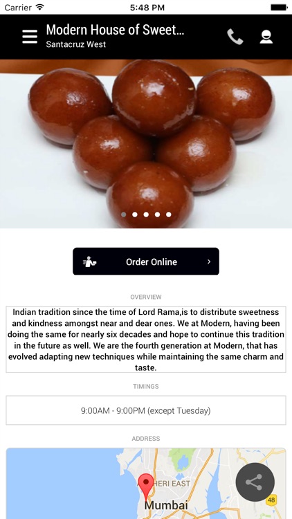 Modern House of Sweets&Farsan