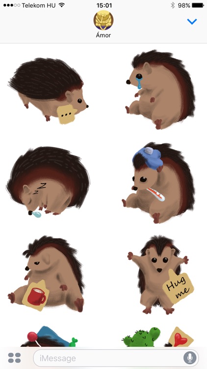 Tiny Hedgehog Stickers