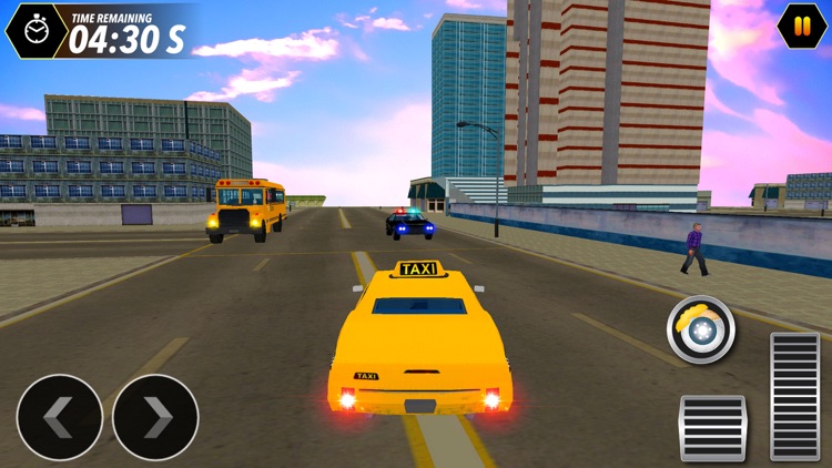 Mad Taxi Parking Driving - Busy Traffic Racer 2017 screenshot-3