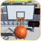 Shoot Hoops Basketball Game, a basketball exercise simulation game is set in a virtual basketball court in a city