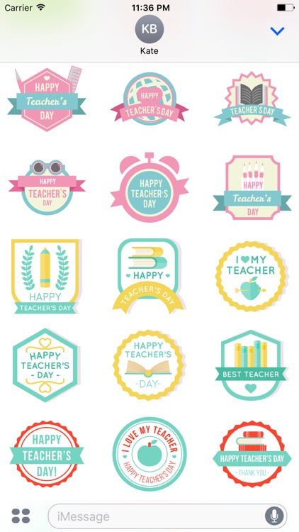 Teacher's Day Sticker Pack