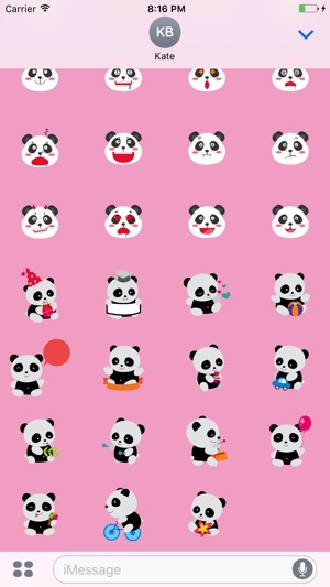 PandaMoji Stickers - Cute Emojis(圖4)-速報App