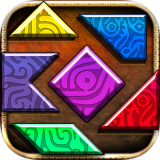 maya tangram puzzle games for kids - pattern lock