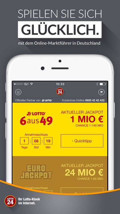 Lotto und EuroJackpot App