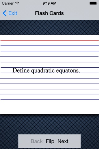Quadratic Equations - Algebra1 screenshot 3