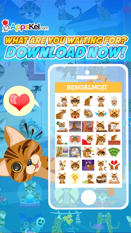 Bengalmoji – Bengal Cats Emoji & Stickers Pro screenshot-4