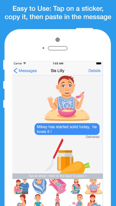 How to cancel & delete Mom Emoji: keyboard sticker for Facebook messenger from iphone & ipad 4