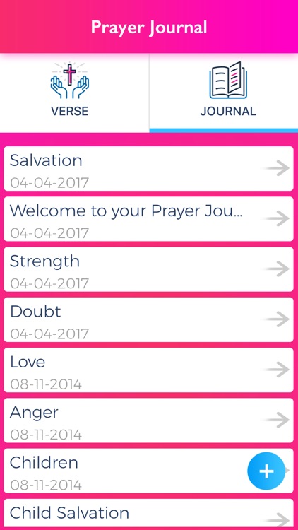 A Prayer Journal