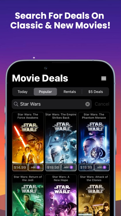 Movie Deals+ Watch Movies & TV screenshot-4