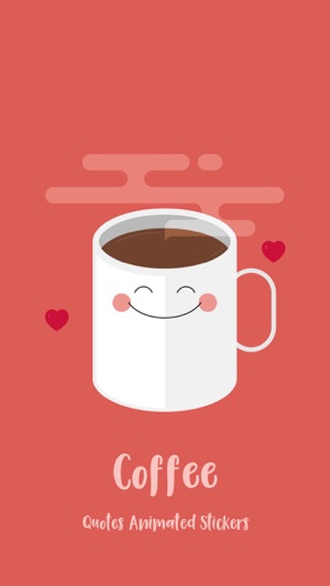 Animated Coffee Quotes Stickers