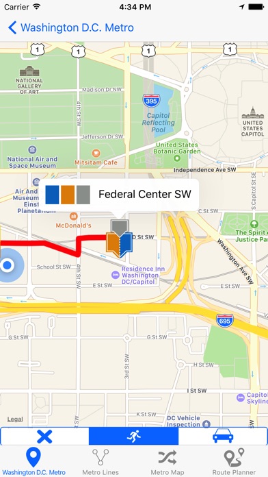 Washington D.C. iMetro screenshot1