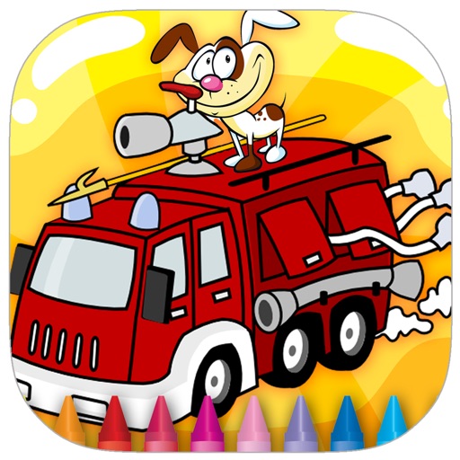 Best Coloring For Kids Patrol Fire Truck Version Icon