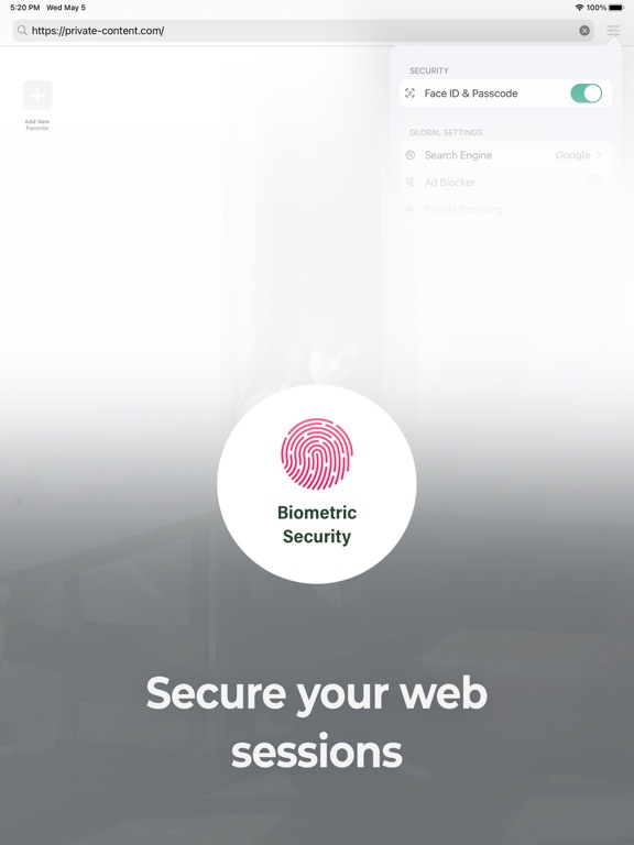 Safe Page – Web Browser screenshot 2