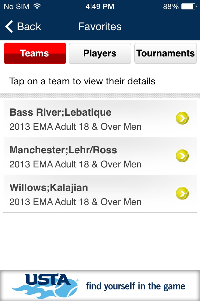 TennisLink: USTA League screenshot 3